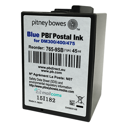 Pitney Bowes SendPro C Auto+ Ink Cartridge - Original SMART BLUE Ink
