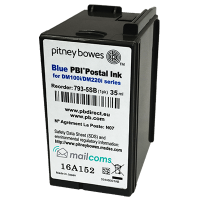 Pitney Bowes SendPro C Ink Cartridge - Original SMART BLUE Ink